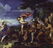 TIZIANO Vecellio bacchus och ariaden oil painting reproduction